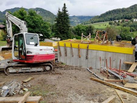 Gradnja TIC-a v Rimskih Toplicah 1